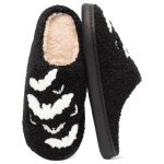 BERANMEY Halloween Slippers for Women Perfect Soft Plush Comfy Warm Slip-On Cute Womens Slippers Indoor Fluffy House Slippers for Women and Men Non-slip Fuzzy Flat Slides - Image 66