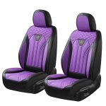 FLORICH Leather Car Seat Covers Full Set for Cars, SUVs & Trucks, Pink Black Front & Rear Automotive Seat Covers, Universal Fit for Toyota Honda Ford Jeep - Image 23